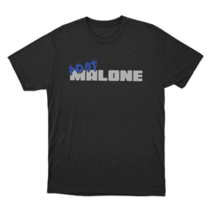 Post Malone Blue Flame Unisex T Shirt Black