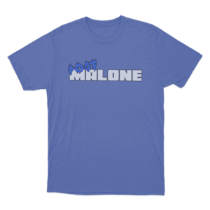 Post Malone Blue Flame Unisex T Shirt Blue