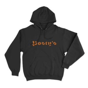 Postys Logo Unisex Hoodie Black