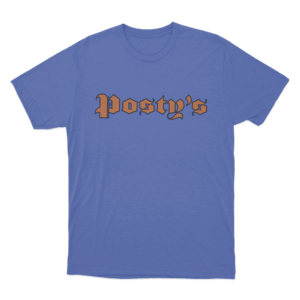 Postys Logo Unisex T Shirt Blue